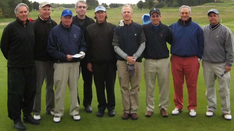 My pals and I at Hillside Golf Club, Southport, England, May, 2010.